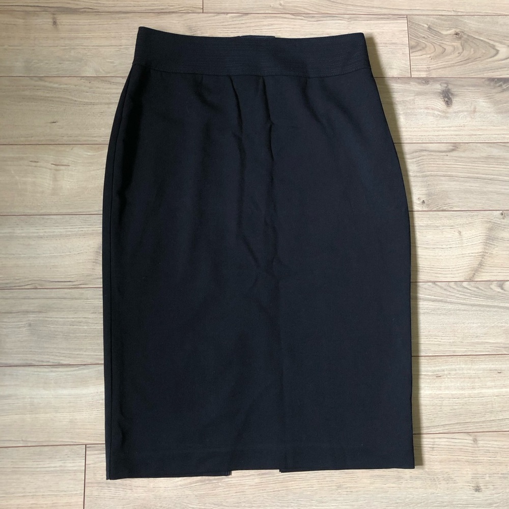 Women’s Melanie Lyne Sleek Classic Black Pencil Skirt size 8